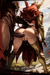 ai_generated anal elden_ring fromsoftware male malenia_blade_of_miquella standing tagme
