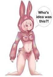 1girls alternate_costume bottomwear bunny bunny_ears bunny_girl dang_laddy english_text female female_only heart heart_censor heart_pasties light-skinned_female light_skin medium_breasts pasties phase_connect phase_origins pink_clothing pink_eyes pink_hair pipkin_pippa purple_heart_pasties purple_pasties rabbit rabbit_ears rabbit_girl simple_background solo text text_bubble thick_thighs virtual_youtuber vtuber white_background