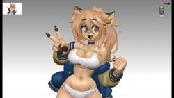 big_breasts breasts cleavage female furry goya_(lucyfercomic) huge_breasts lucyfercomic tagme thick_thighs video wide_hips