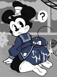 cum cum_on_ass disney femboy furry_only gay hamsterbudsnsfw hat male male_shortstack mickey_mouse penis public_domain sailor_uniform steamboat_willie teapot_(body_type) yaoi