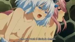 1boy 3girls ahe_gao animated blue_eyes cowgirl_position enjoying eve_reese flare_arlgrande_jioral gray_hair hentai kaifuku_jutsushi_no_yarinaoshi keyarga_(redo_of_healer) morning_sex naked pink_hair portuguese_text redo_of_healer setsuna_(redo_of_healer) sex sex_from_behind shy slave sound surprised tagme video voice_acted wolf_ears