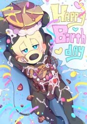 2021 anthro anthro_only birthday bodily_fluids cum disney from genital_fluids hentaib hi_res invalid_tag male male_only mammal mickey_mouse mouse murid murine prince rodent royalty solo