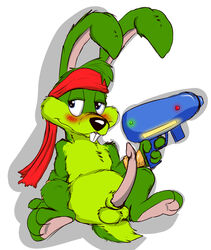 erection green_fur jazz_jackrabbit jazz_jackrabbit_(series) tagme