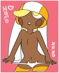 1boy cute dark-skinned_femboy dark-skinned_male dark_skin femboy femboy_focus femboy_only hamonikafe hamonikafe_(character) male_only solo_femboy solo_male tagme undressing