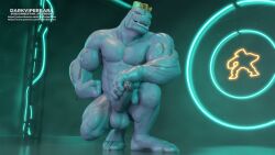 3d abs balls biceps darkviperbara generation_1_pokemon genitals grey_body hi_res huge_cock humanoid machoke male male_focus male_only monster muscular muscular_male nintendo nipples no_humans pecs penis pokémon_(species) pokemon pokemon_(species) red_eyes solo vein veiny_muscles veiny_penis