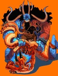 anal anthro gay kaido_(one_piece) male male/male male_only oc one_piece original_character tagme zmetmar_(artist)