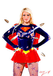 1girls dc dc_comics female female_only kara_zor-el puiver solo supergirl superman_(series) tagme