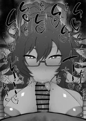 100_kanojo 1boy 1girls :>= aged_up ahoge aijou_rentarou big_breasts big_penis black_and_white blowjob blush censored dark-skinned_male detailed_background drooling errect_nipples eyelashes fellatio glasses half-closed_eyes heart heart-shaped_pupils human indoor inside kimi_no_koto_ga_dai_dai_dai_dai_daisuki_na_100-nin_no_kanojo kneeling kurotama labcoat long_hair looking_at_viewer male male_pov netorare ntr oral oral_sex pov room saliva shiny shiny_skin sketch sound_effects squatting sweat text the_100_girlfriends_who_really_really_really_really_really_love_you tongue_out vein veins veiny veiny_penis yakuzen_kusuri