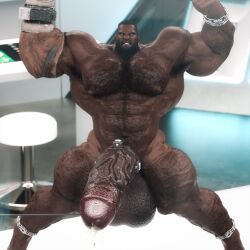 barret wallace from final fantasy by nsfwmaker