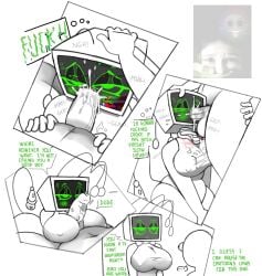 bowtie comic comic_page cum cum_in_mouth cum_in_throat cum_inside dandy's_world deepthroat green_bowtie hi_res huge_ass huge_breasts hyper_breasts object_head paizuri roblox straight stregaz173341 tagme television thick_cock throat_bulge throat_fuck vee_(dandy's_world) whimper whining y/n