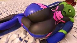 3d 3d_(artwork) activision big_ass blizzard_entertainment d.va female female_only hana_song nano_d.va overwatch overwatch_2