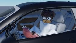 3d anthro brown_fur canine drive_thru femboy furry furry_only gooning male_only meme nekomaniaa roblox roblox_avatar robloxian self_upload stroking_penis