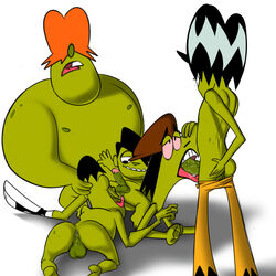 ace ace_(powerpuff_girls) big_billy gangreen_gang grubber jerseydevil li'l_arturo male male_only powerpuff_girls snake yaoi