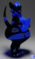 3d_(artwork) anthro ass balls besuru big_breasts big_butt big_penis black_balls black_body blackberry_(blueberrybesuru) blender_(artwork) blender_cycles_(artwork) blue_eyes blue_penis blueberrybesuru breasts digital_media_(artwork) dragon fur furred_dragon furred_scalie genitals herm hi_res holding_breast holding_penis huge_breasts huge_butt huge_cock huge_thighs intersex kobold lizard looking_down mythological_creature mythological_scalie mythology pear-shaped_figure penis reptile scalie sequence simple_background solo thick_thighs wide_hips