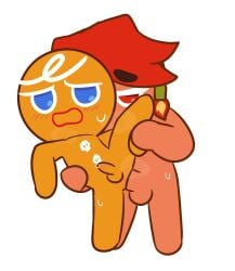 2boys anal anal_penetration anal_sex blue_eyes blush blush_lines blushing brown_body cloud cookie cookie_run cookie_run:_tower_of_adventures cookie_run_kingdom cookie_run_ovenbreak devsisters duo duo_male gay gingerbrave gingerbread_cookie gingerbread_man kuwoesque male male_only musk musk_clouds penis red_eyes tagme_(character) white_hair