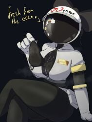 1girls artist_request ass astronaut_suit big_ass big_breasts big_thighs bodysuit breasts butt dialogue faceless_female female female_only helmet_girl huge_ass huge_breasts huge_thighs murder_drones squatting tagme tessa_elliot tessa_elliot_(space_suit) text thick_thighs thighs