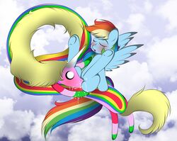 adventure_time crossover friendship_is_magic lady_rainicorn my_little_pony rainbow_dash_(mlp) smooth_skin v-d-k