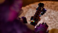3d animal_genitalia animal_penis big_breasts big_penis bondage bound breasts equine_genitalia equine_penis futanari genitals gynomorph hi_res intersex nude penis rope size_difference size_play