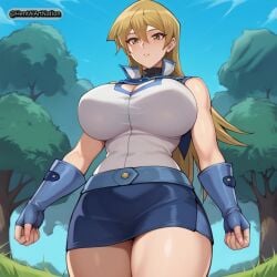 ai_generated alexis_rhodes big_breasts curvy hentaiartnation yu-gi-oh!