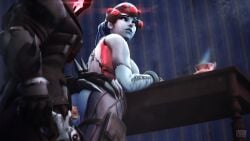 3d bagoplayzitiv big_ass big_breasts big_butt big_penis cum cum_in_ass cum_inside overwatch overwatch_2 reaper source_filmmaker widowmaker