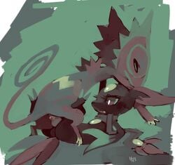 2013 kecleon pokemon pokemon_(species) purplekecleon sneasel tagme