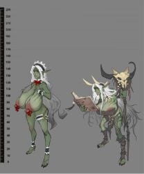 69_(artist) breasts feet female gilf goblin goblin_female granny green_skin marshviolet8 monster monster_girl nipples old old_woman shortstack