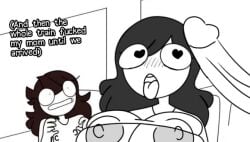 english_text huge_breasts jaiden_animations jaidenanimations jaidens_mom text youtube youtuber