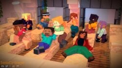 alex_(minecraft) ari_(minecraft) breasts breasts efe_(minecraft) female futanari futanari makena_(minecraft) microsoft minecraft mojang noor_(minecraft) steve_(minecraft) sunny_(minecraft) zuri_(minecraft)