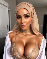 ai_generated big_breasts bra breasts female hijab sexy.ai