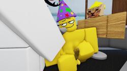 2boys 3d femboy gay mannequin_mark_(regretevator) penis pest_(regretevator) poob_(regretevator) regretevator roblox roblox_game robloxian self_upload small_penis srnubo tagme