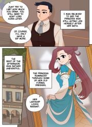 1boys 1girls comic disguise ellie_skinsuit english_text female impersonation imposter impunderneath long_hair original original_character page_41 possessed possession sfw story