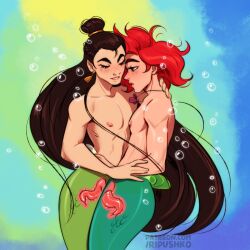 2boys ariel ariel_(the_little_mermaid) black_hair cuntboy cuntboy_sans_balls disney duo duo_focus fa_mulan fairybend genderswap_(ftm) herm hermaphrodite human humanoid intersex male male_focus male_only maleherm merfolk merman monster_boy mulan mulan_(1998_film) multi_genitalia mutual_penetration penis pussy red_hair ripushko rule_63 sex tagme the_little_mermaid the_little_mermaid_(1989_film) vaginal_penetration vaginal_sex yaoi