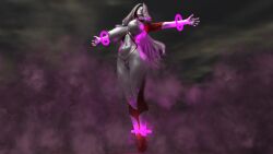 3d alien alien_girl alien_humanoid breasts glowing_eyes large_breasts nipples nude original original_character outside silver_skin superheroine thick_thighs ultraman_(franchise) ultrawoman wide_hips yoidore