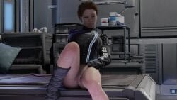 3d 3d_(artwork) artist_request blender death_stranding fragile_(death_stranding) lea_seydoux masturbating pussy vagina