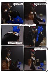 5_toes absurd_res anthro attribute_theft barefoot between_toes comic dialogue duo english_text feet feetymcfoot foot_fetish foot_focus foot_play hi_res humanoid_feet male male/male male_feet micro plantigrade sega shadow_the_hedgehog size_theft soles sonic_(series) sonic_the_hedgehog sonic_the_hedgehog_(series) speech_bubble text toes underfoot