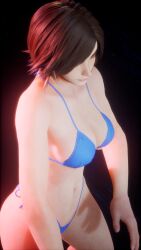 1girls 3d asuka_kazama bikini female female_only kazama_asuka mod solo tekken tekken_8