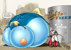 2019 2girls alcohol alcohol_enema anthro beer belly_expansion blue_body blue_pony breast_expansion breasts breasts_bigger_than_head bubbles carrie_nation colored dialogue equine female fuusenroba horse hose hose_in_butt hose_inflation human inflation inflation_fetish leaking_nipples multiple_girls nipples older_female spherical_inflation tagme