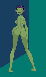 1girls alien alien_girl attea ben_10 ben_10_omniverse bobsan breasts female frog frog_girl green_skin humanoid incursean