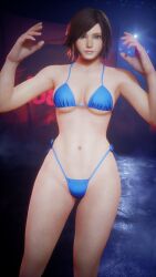 1girls 3d asuka_kazama bikini female female_only kazama_asuka mod namco solo tekken tekken_8