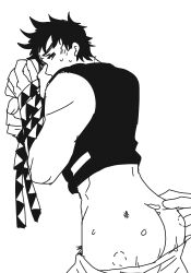ass battle_tendency bite_mark caesar_zeppeli gay jojo's_bizarre_adventure joseph_joestar male male/male male_only yaoi