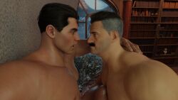 2boys 2humans 2males 3d 3d_(artwork) 3d_model alien_humanoid anal batman batman_(bruce_wayne) batman_(series) black_and_white_hair blue_eyes bruce_wayne dc dilf erect_penis eye_contact flying flying_sex gay gay_anal gay_sex humanoid_on_human indoor_nudity indoors indoors_sex injustice injustice_2 invincible light-skinned_male light_skin male/male male_focus male_only male_penetrated male_penetrating male_penetrating_male masculine masculine_bottom masculine_male moonlight mortal_kombat mortal_kombat_1_(2023) muscles muscular muscular_male naked naked_male netherrealm_studios night nighttime nolan_grayson nude nude_male omni-man rich_man superhero supervillain thecosmonuts viewed_from_above villain_on_hero viltrumite