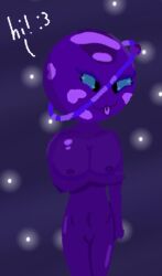 astronomy blue_eyes female incredibox incredibox_(stardust) purple_skin space stars