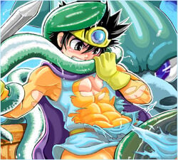 clothing dragon_quest dragon_quest_iii hero hero_(dq3) hibakichi male male_only roto tagme tentacle torn_clothes