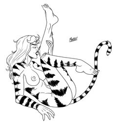 1girls avengers doomington female_only marvel monochrome solo tagme tigra