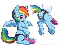 friendship_is_magic my_little_pony rainbow_dash_(mlp) ryoshockwave smooth_skin tagme