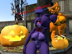 2girls 3d bonfie bonfie_(cally3d) bonfie_(cryptia) bonfie_(cryptiacurves) bonfie_(zanicart) breasts breasts_out cat_ears fazclaire's fazclaire's_nightclub feline female five_nights_at_freddy's five_nights_at_freddy's_2 fnaf fredina's_nightclub frenni_fazclaire furry furry_only garry's_mod halloween merasmus pumpkin pumpkin_cat purple_hair pussy randomstuff render sfm team_fortress_2 thick thick_ass thick_butt thick_thighs vagina vaginal_penetration where_is_your_god_now