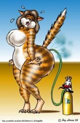 ass_expansion big_butt furry helium_inflation helium_tank hose_in_butt hose_inflation tagme