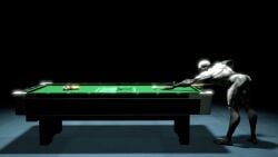 big_penis billiard_ball billiard_table cksks cue_ball cue_stick erection male male_only monster muscular muscular_male non-human outlast penis pool_table simple_background solo walrider