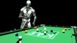 big_penis billiard_ball billiard_table cksks cue_ball cue_stick erection male male_only monster muscular muscular_male non-human outlast penis pool_table simple_background solo walrider