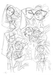 2d multiple_girls nickelodeon sketch straight_hair tagme the_fairly_oddparents trixie_tang union_of_the_snake veronica_star yuri